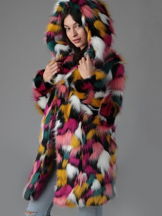 SpiritHoods Jackets & Blazers - SpiritHoods Collector's Edition Monarch Butterfly Faux Fur Coat